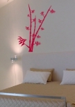 Stickers Bambous d�coup�s � la forme dans vinyle de couleur unie. Les stickers bambous sont fabriqu�s sur mesure. A vous de choisir la taille et la couleur de vos stickers bambous.