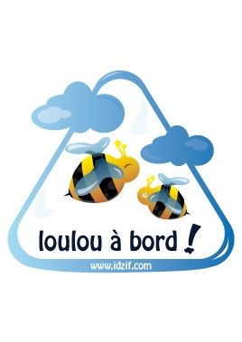 Stickers b�b� � bord