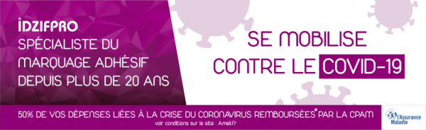 Site internet d�di� � la signal�tique pr�ventive contre le Covid 19