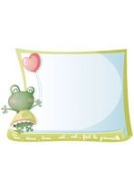 Stickers velleda grenouille.