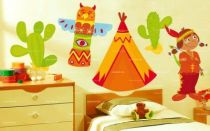 Stickers planche Indien.