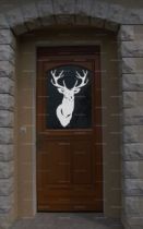 Sticker no�l, buste de reine.