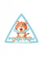 Autocollant b�b� � bord