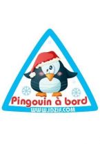 B�b� � bord autocollant No�l