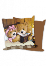 Coussin nounours en couple