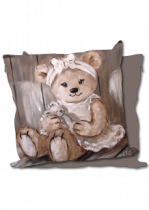 Coussin nounours fille