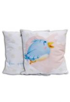 Coussin oiseau, le petit piou