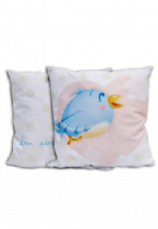 Coussin oiseau, le petit piou