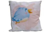 Coussin oiseau, le petit piou