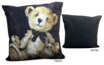 Coussin ours en peluche