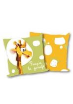 Coussin personnalisable girafe