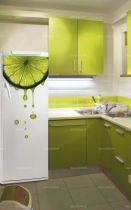 D�coration adh�sive frigidaire Citron vert. sticker imprim� sur vinyle adh�sif. iDzif.com r�invente la d�co pour le frigo et vous propose une nouvelle mani�re de d�corer votre int�rieur. Ce sticker frigo peut se poser sur toutes autres surfaces lisses de votre choix.