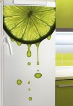 D�coration adh�sive frigidaire Citron vert