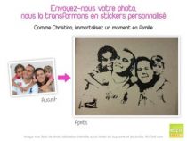 Fabrication stickers � partir d'une photo
