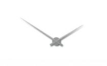 aiguilles argent horloge