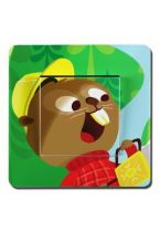 L\'interrupteur b�cheron castor vous permettra de d�corer sur une th�me nordique