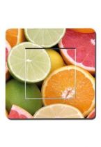 interrupteur deco citron orange