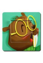 L\'interrupteur d�co castor vous permettra de d�corer sur une th�me nordique