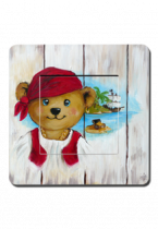 Interrupteur d�coratif ourson corsaire