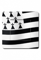 Interrupteur d�cor� drapeau breton