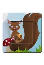 Interrupteur d�cor� �cureuil