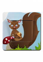 Interrupteur d�cor� �cureuil