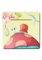 Interrupteur d�cor� escargot