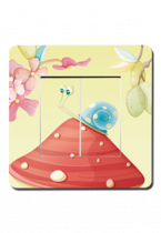Interrupteur d�cor� escargot