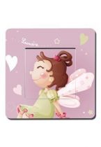 Interrupteur d�cor� fille brune