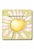 Interrupteur d�cor� fleur