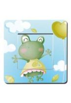Interrupteur d�cor� grenouille pour enfant