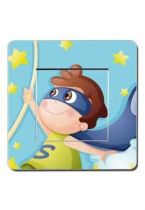 Interrupteur d�cor� justicier et son oreiller