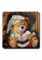 Interrupteur d�cor� ourson et souris