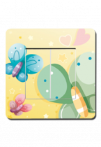 Interrupteur d�cor� papillon