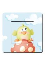 Interrupteur d�cor� piou et champignon