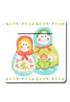 L\'interrupteur decore poupees russes pour d�corer une chambre d\'enfant