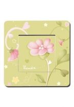 Interrupteur d�cor� rose