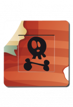 Interrupteur d�cor� t�te de mort