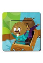 L\'interrupteur enfant castors vous permettra de d�corer sur une th�me nordique