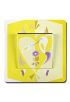 L\'interrupteur enfant oiseaux jaunes vous permettra de d�corer sur une th�me nordique