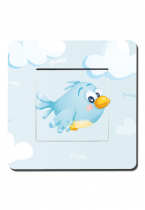 interrupteur oiseau bleu