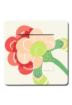 L\'interrupteur fleur nordique pour d�corer une chambre d\'enfant