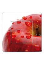 interrupteur pomme rouge