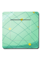 L\'interrupteur vert emeraude pour d�corer une chambre d\'enfant