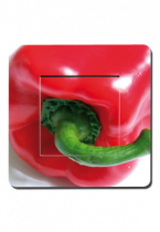 Interrupteurs d�cor�s poivron