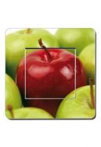 Interrupteurs d�cor�s pommes