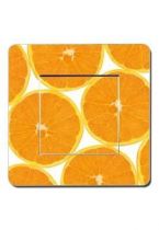 Interrupteurs d�cor�s rondelles d'orange