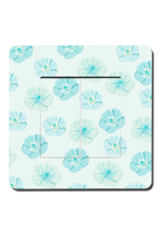 L\'interrupteurs motif fleurs bleues pour d�corer une chambre d\'enfant