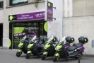 Marquage publicitaire sur scooter