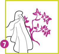 pose stickers chiffon